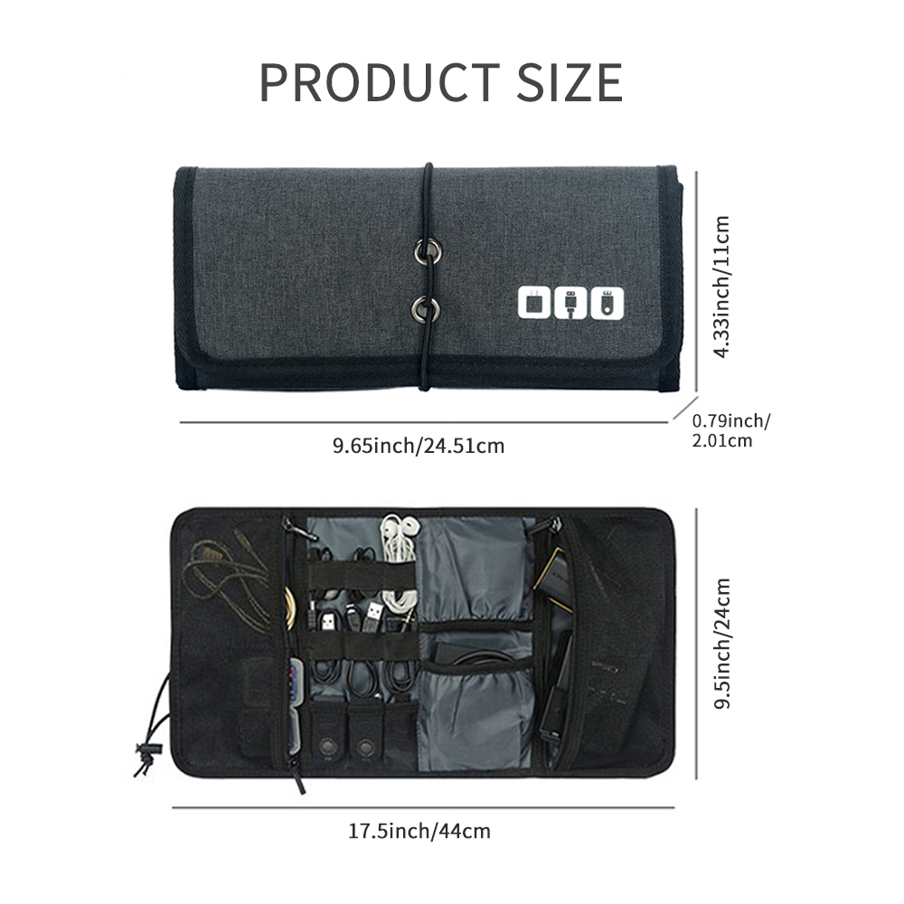 حقيبة تخزين الكابلات للسفر، حق - مراجعة Tech Accessories Storage وسعره