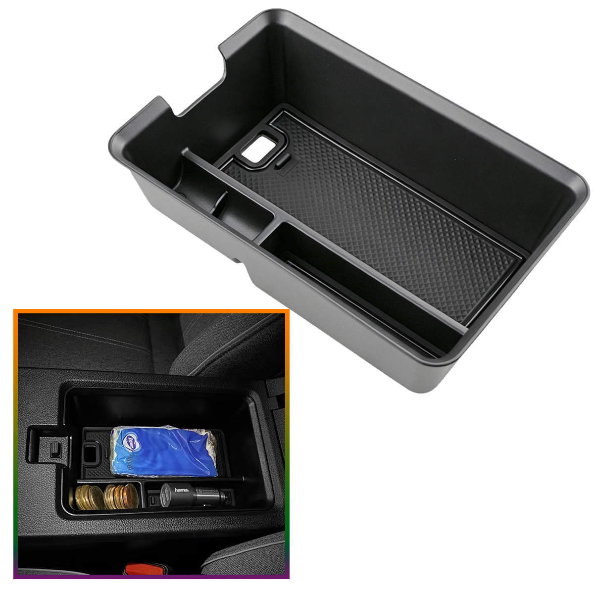 صندوق تخزين لمسند الذراع لسيار - مراجعة Tech Accessories Storage وسعره